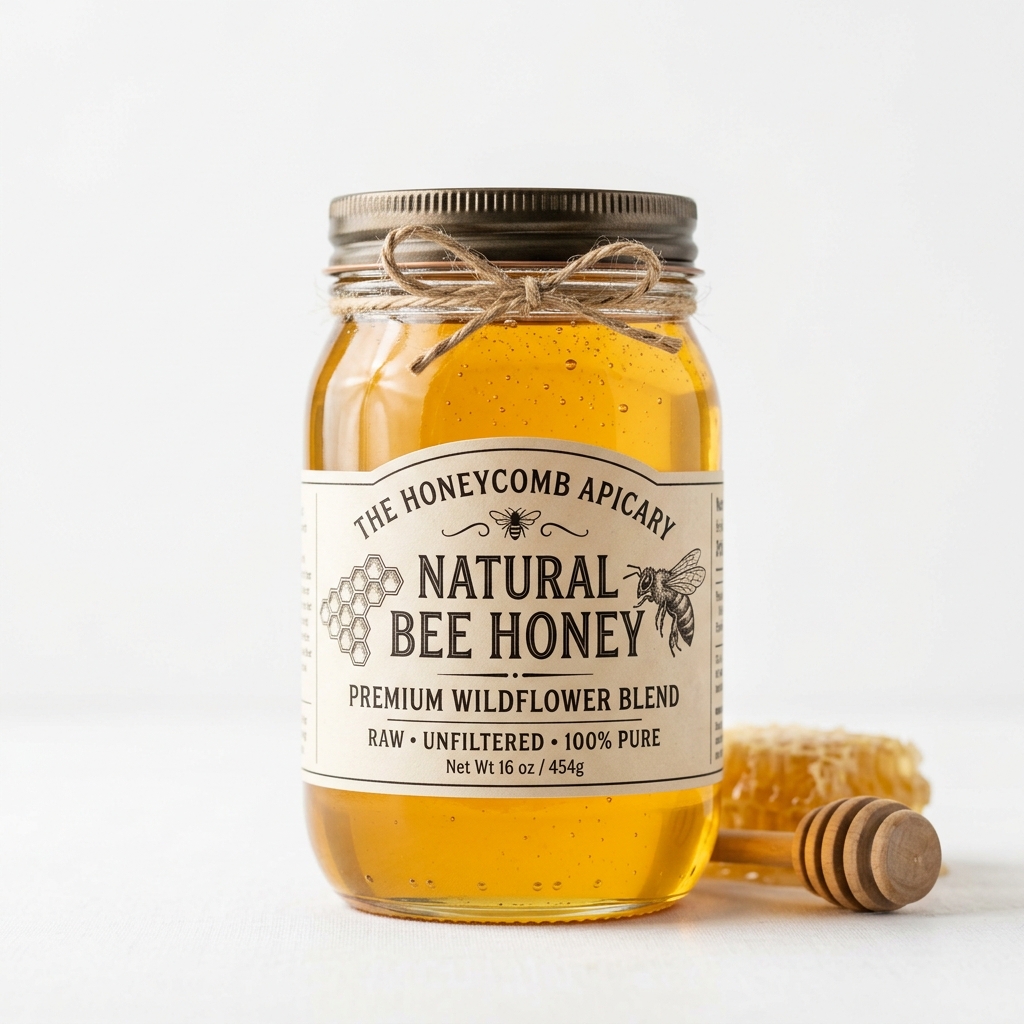 Natural Bee Honey (1L)